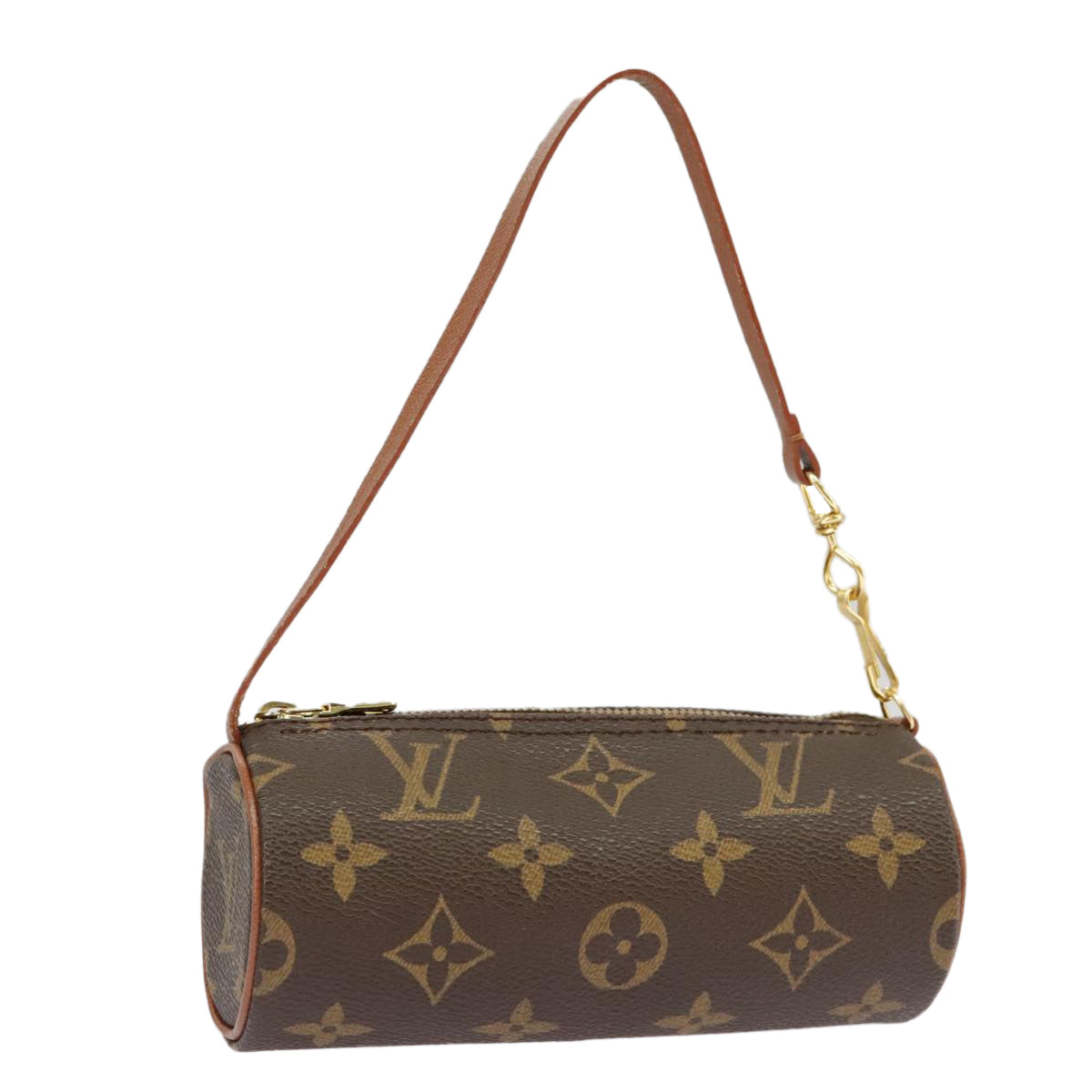 LOUIS VUITTON Monogram Papillon Pouch LV Auth 102168