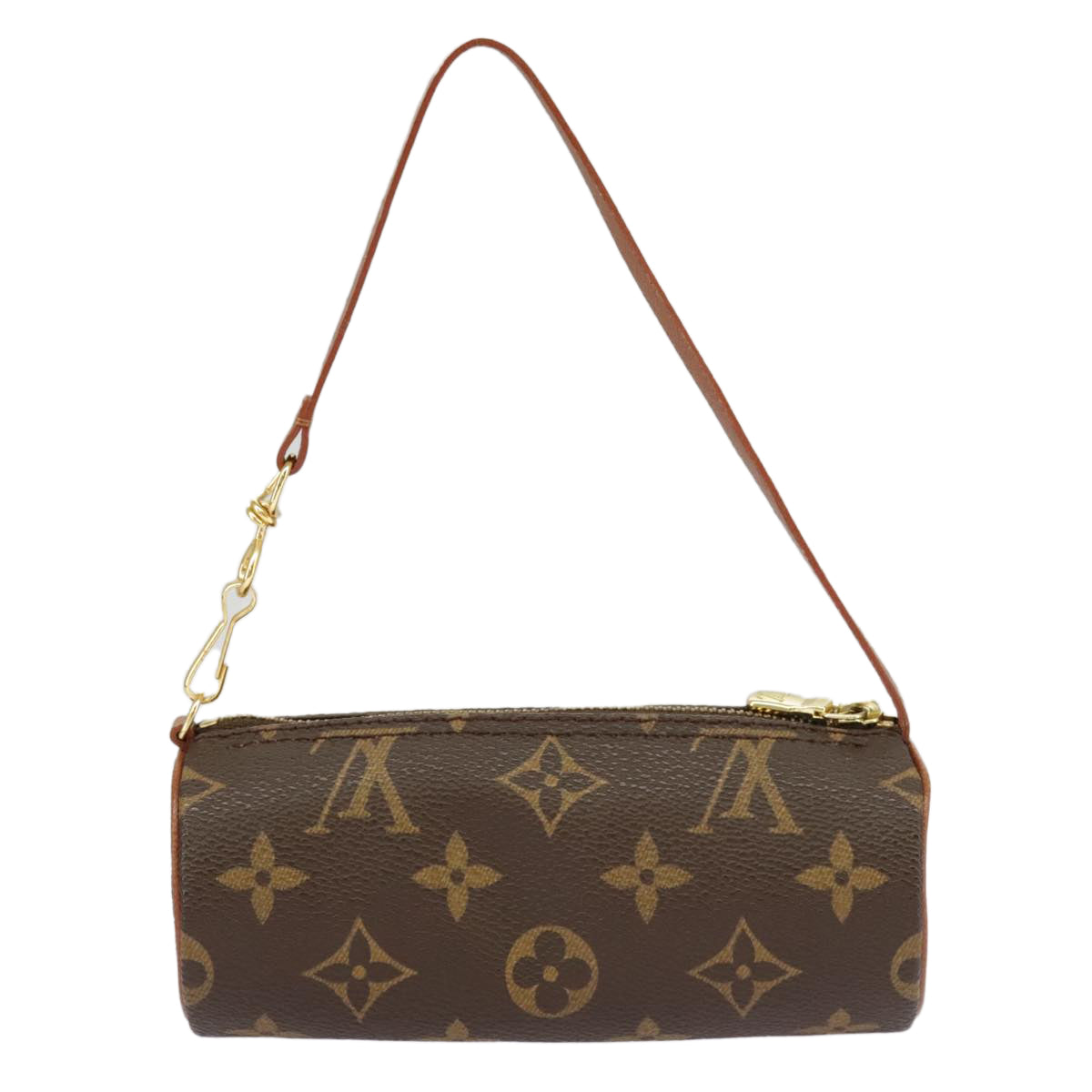 LOUIS VUITTON Monogram Papillon Pouch LV Auth 102168