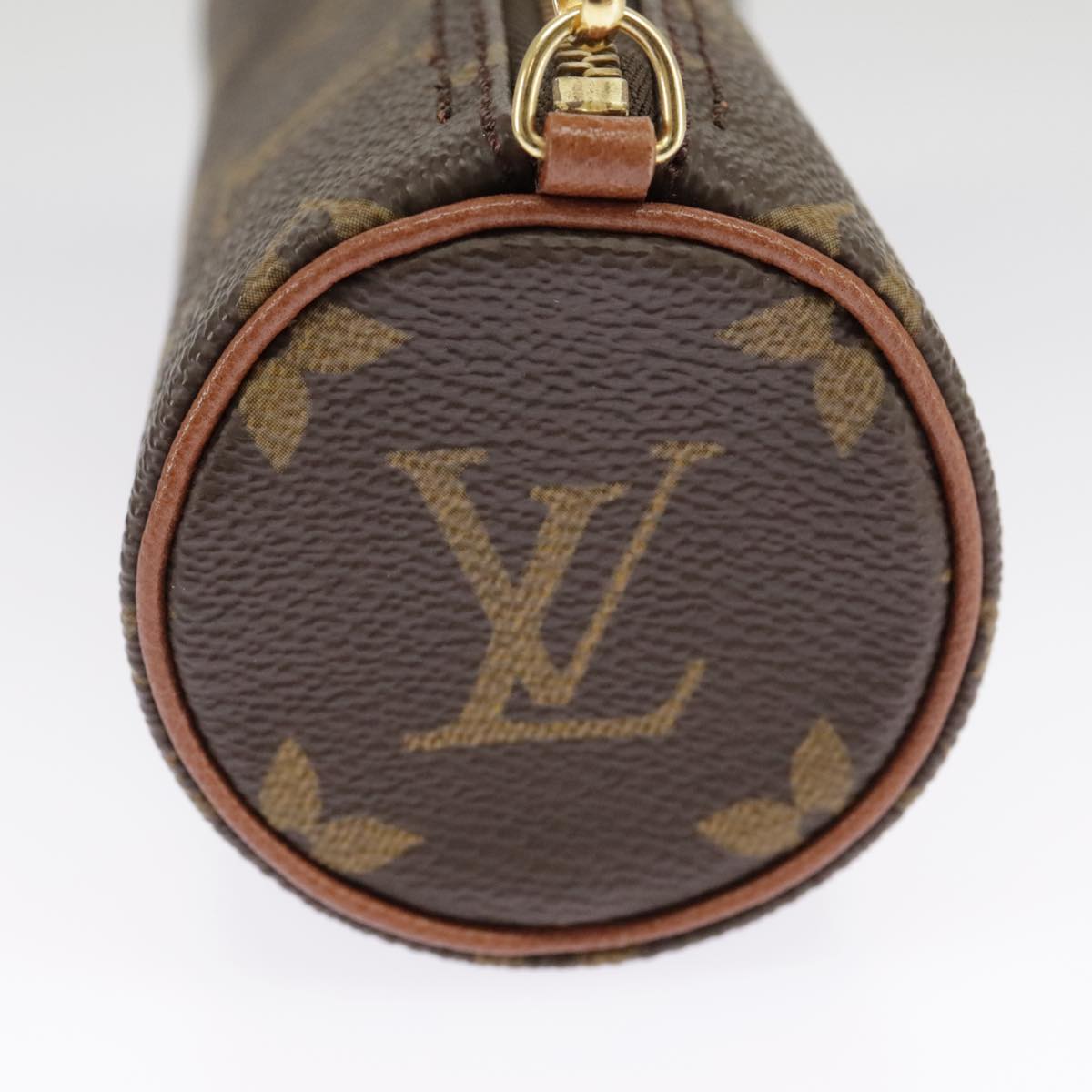 LOUIS VUITTON Monogram Papillon Pouch LV Auth 102168