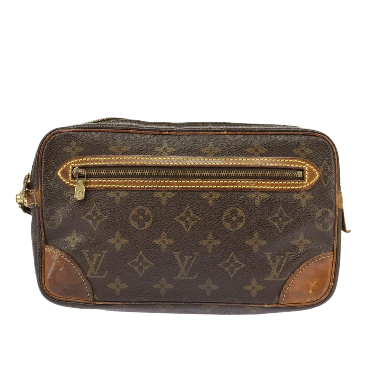 LOUIS VUITTON Monogram Marly Dragonne GM Clutch Bag M51825 LV Auth 102171 - 0