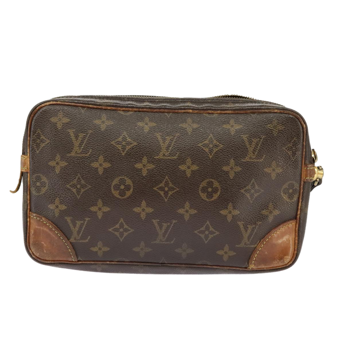 LOUIS VUITTON Monogram Marly Dragonne GM Clutch Bag M51825 LV Auth 102171