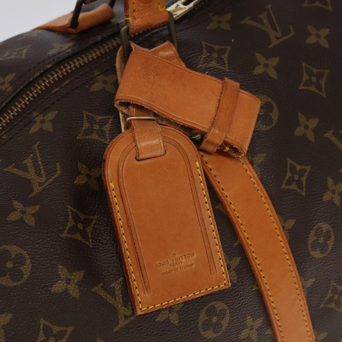 LOUIS VUITTON Monogram Keepall 60 Boston Bag M41422 LV Auth 102175