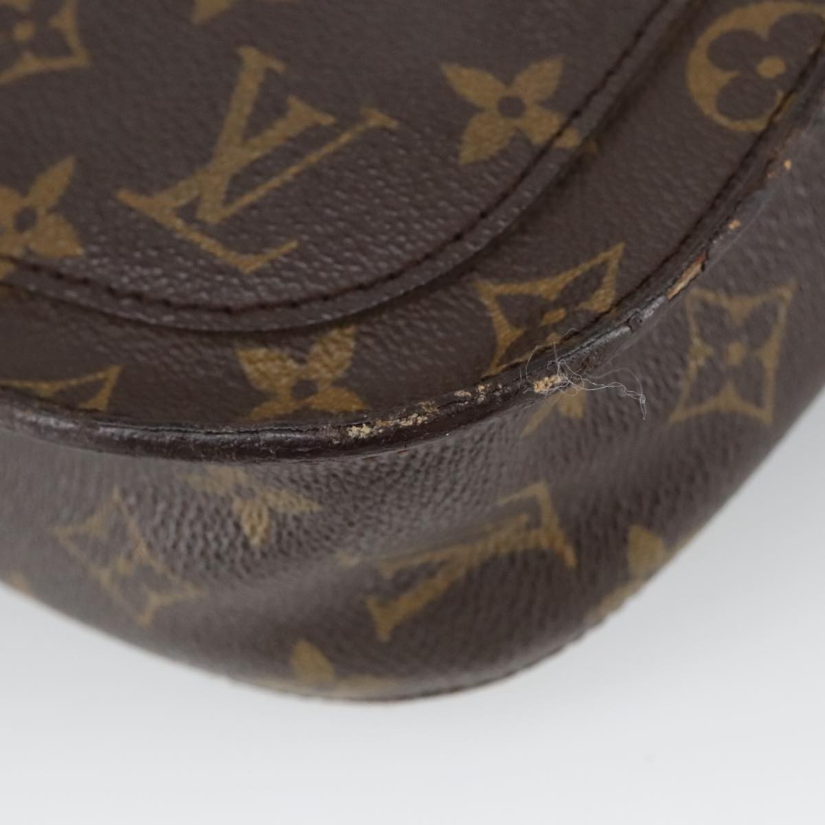 LOUIS VUITTON Monogram Saint Cloud GM Shoulder Bag M51242 LV Auth 102180