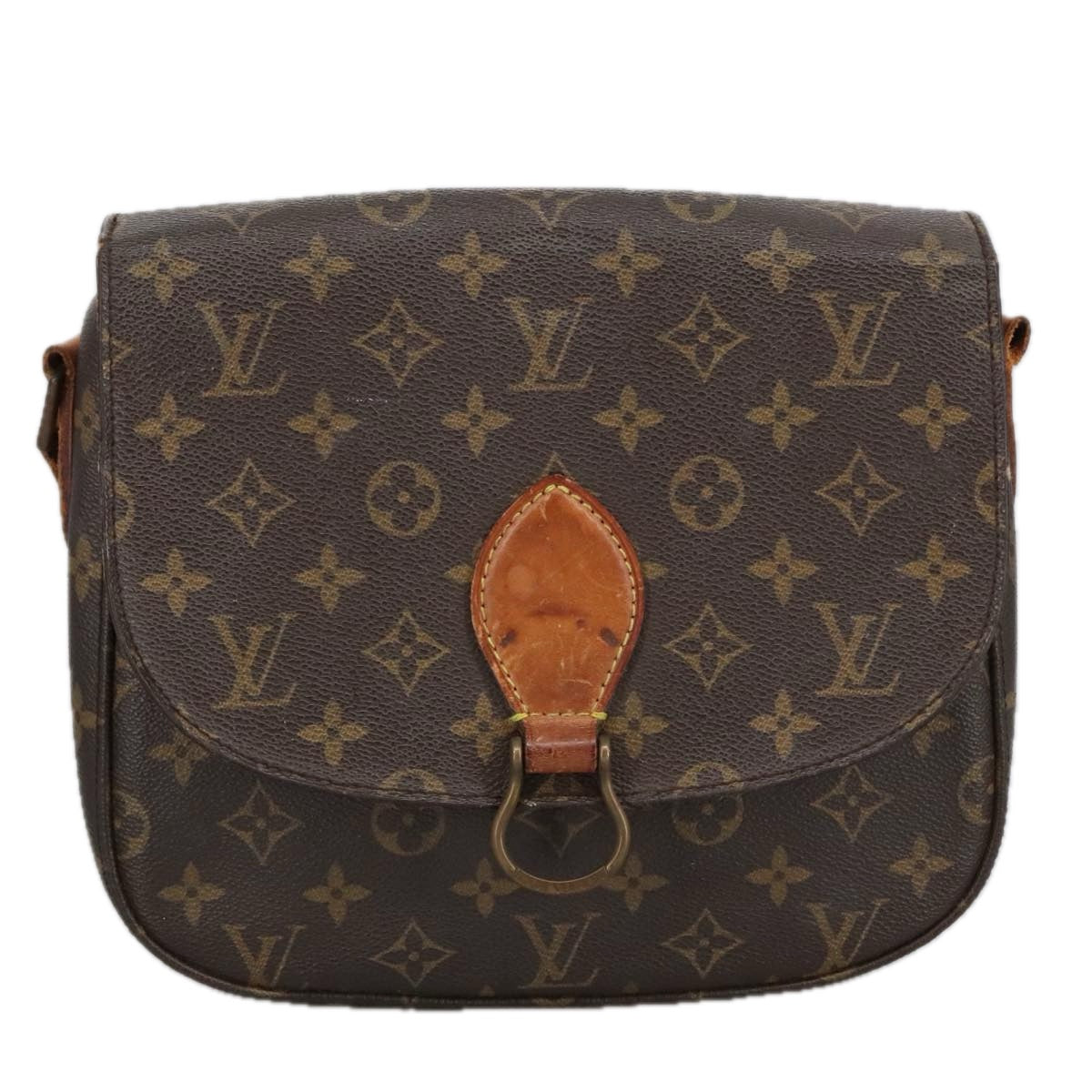 LOUIS VUITTON Monogram Saint Cloud GM Shoulder Bag M51242 LV Auth 102180 - 0