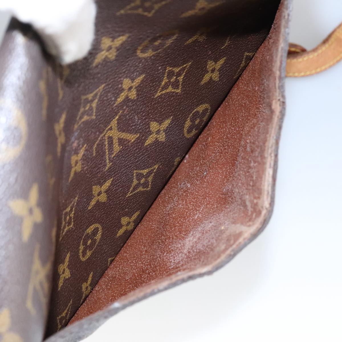 LOUIS VUITTON Monogram Saint Cloud GM Shoulder Bag M51242 LV Auth 102180