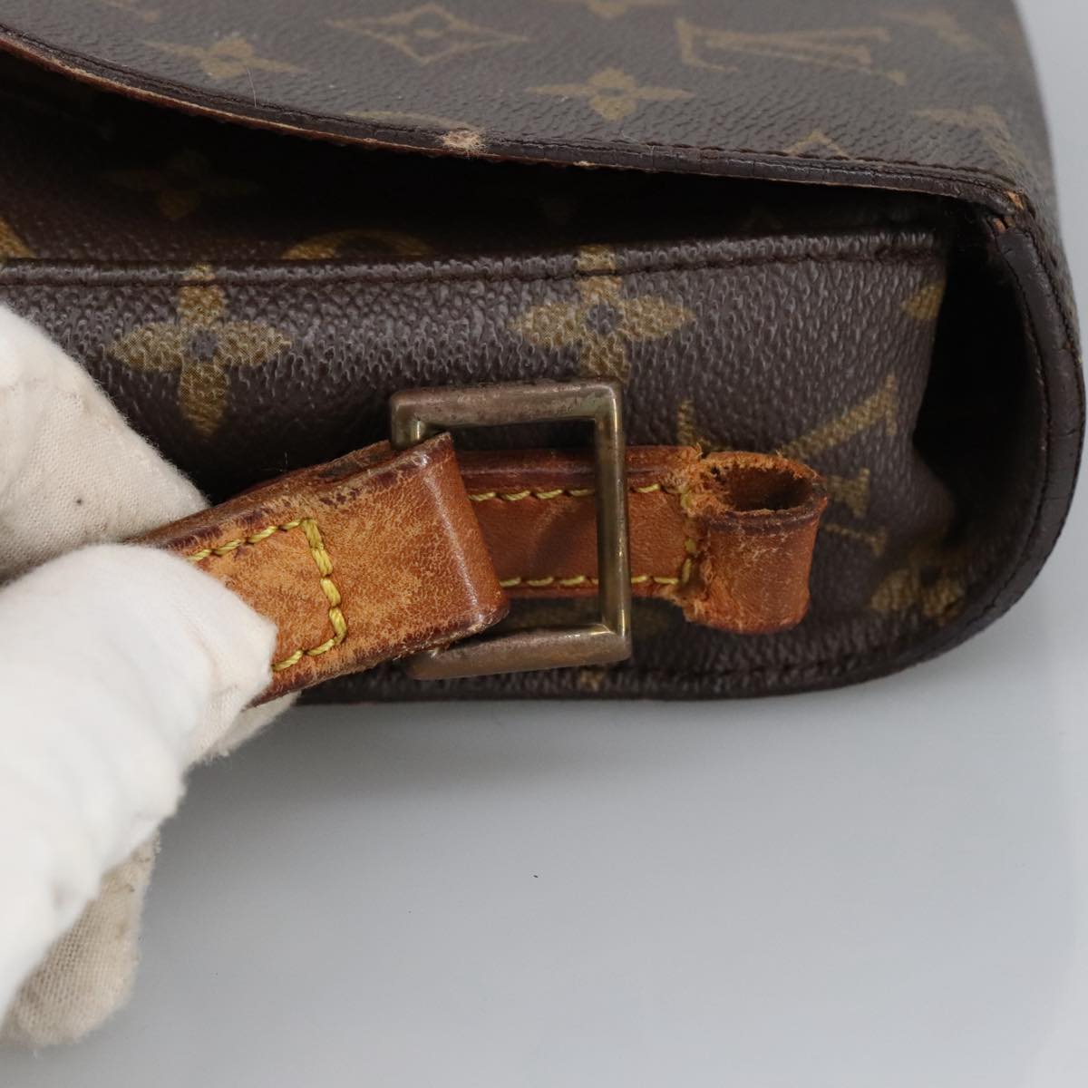 LOUIS VUITTON Monogram Saint Cloud GM Shoulder Bag M51242 LV Auth 102180