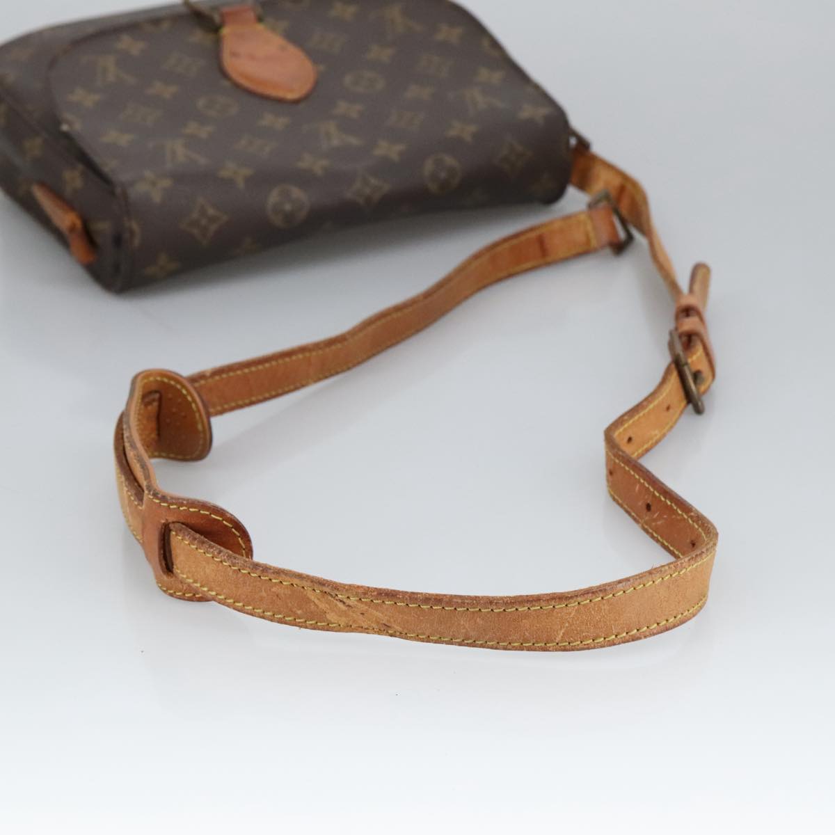 LOUIS VUITTON Monogram Saint Cloud GM Shoulder Bag M51242 LV Auth 102180