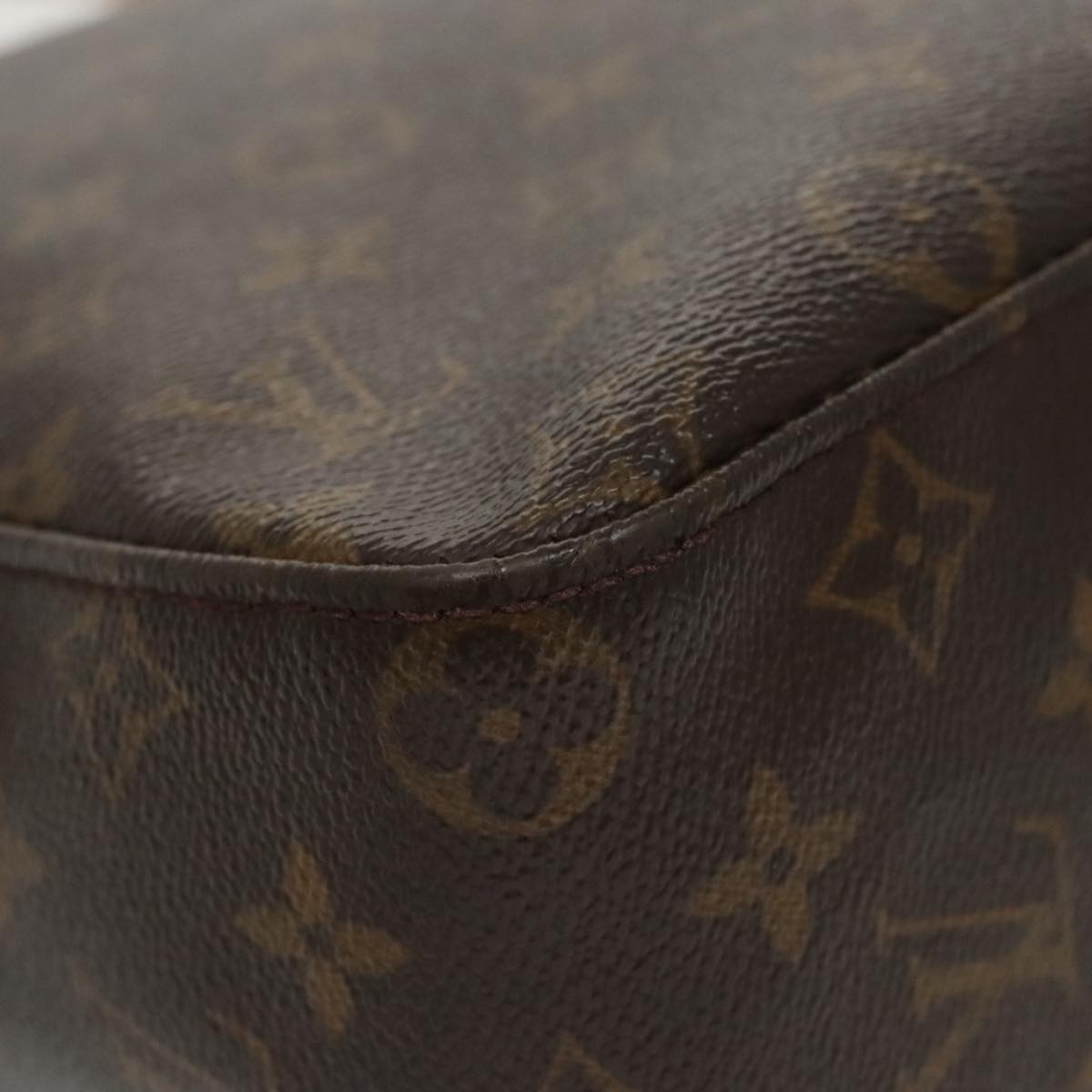 LOUIS VUITTON Monogram Looping GM Shoulder Bag M51145 LV Auth 102181