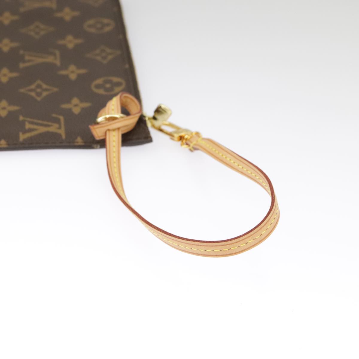 LOUIS VUITTON Monogram Neverfull PM Pouch LV Auth 102186