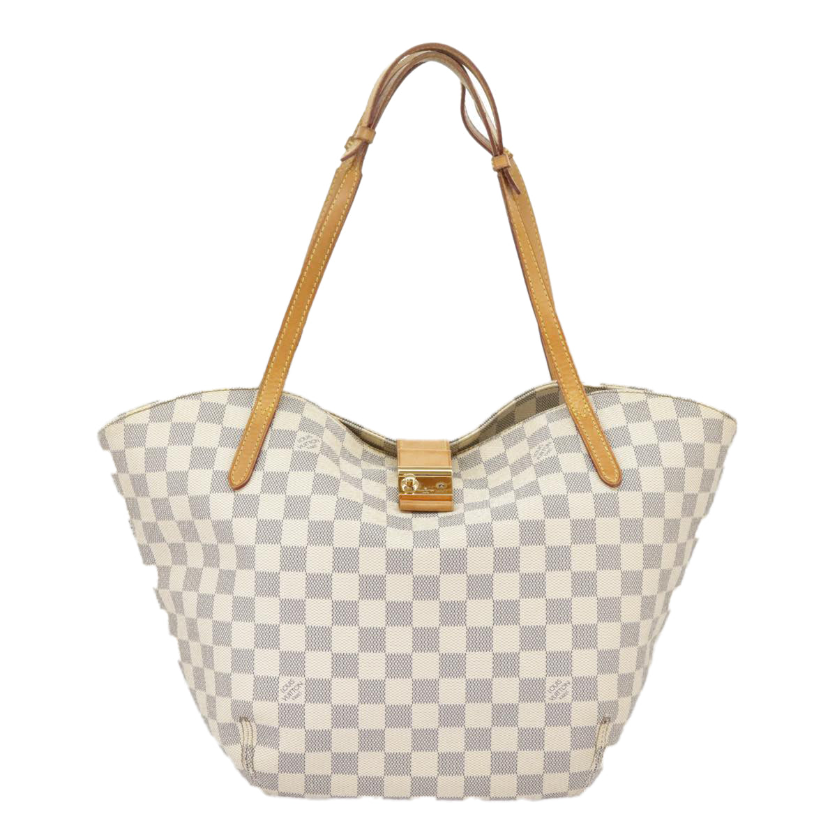 LOUIS VUITTON Damier Azur Saleya PM Tote Bag N51186 LV Auth 102188 - 0