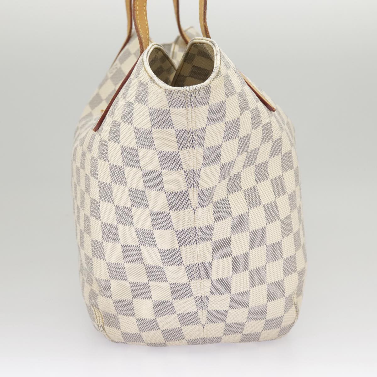 LOUIS VUITTON Damier Azur Saleya PM Tote Bag N51186 LV Auth 102188