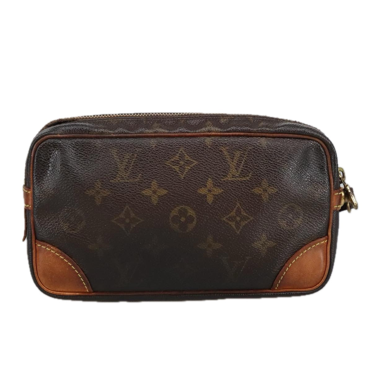 LOUIS VUITTON Monogram Marly Dragonne PM Clutch Bag M51827 LV Auth 102190