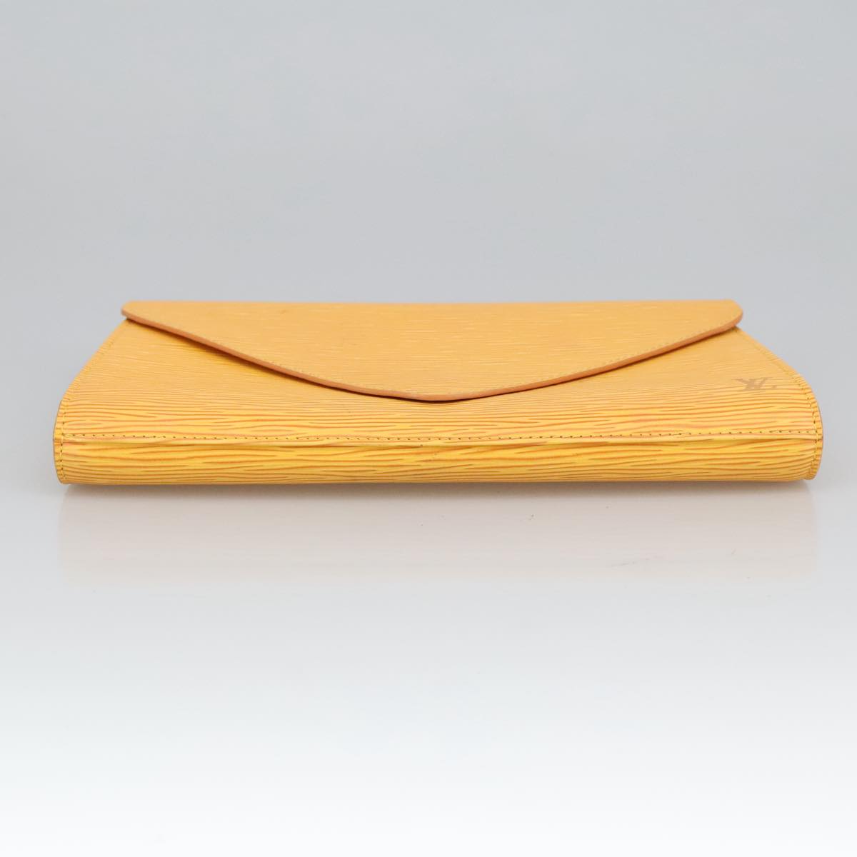 LOUIS VUITTON Epi Art Deco Clutch Bag Yellow M52639 LV Auth 102198