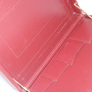 CARTIER Trunk Leather Bordeaux Gold Auth 102203-25