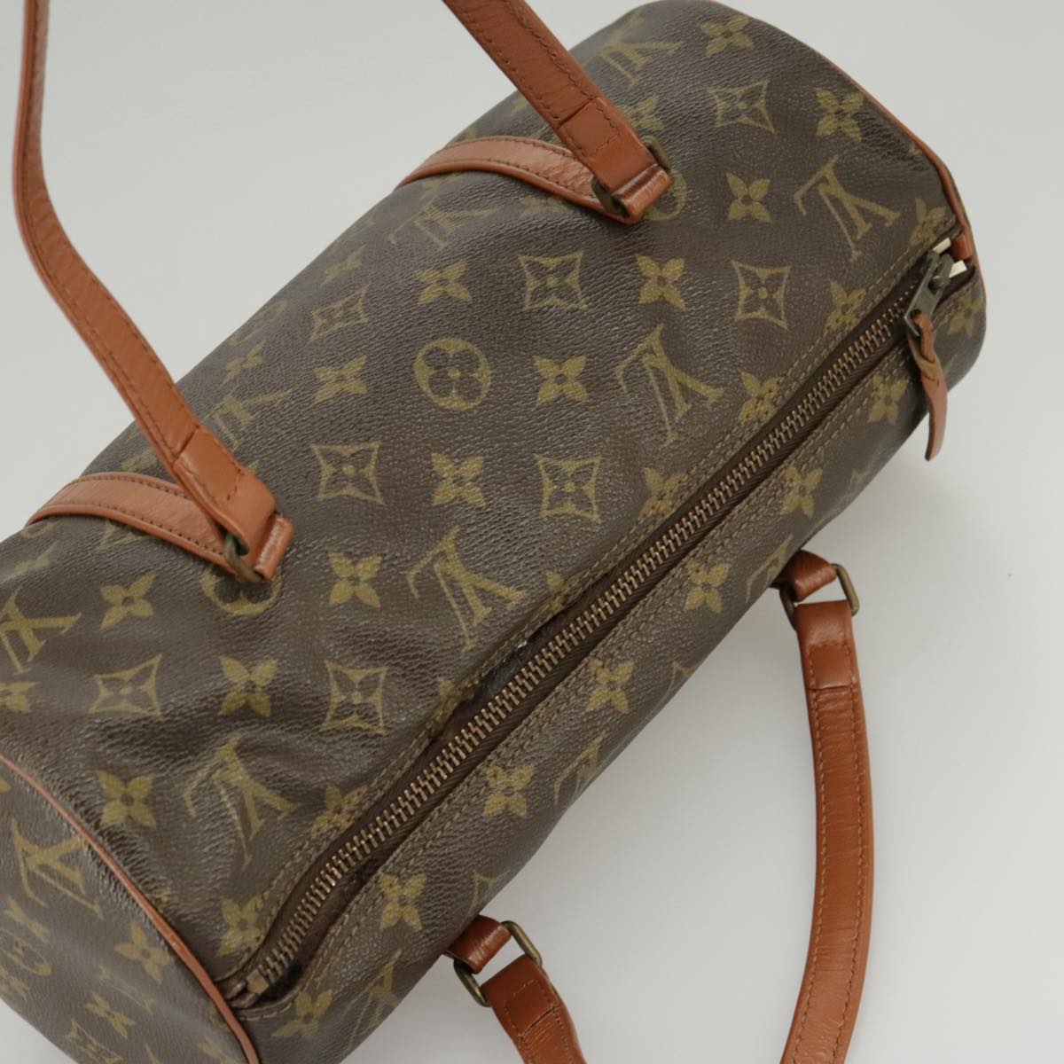 LOUIS VUITTON Monogram Papillon 30 Hand Bag M51385 LV Auth 102209