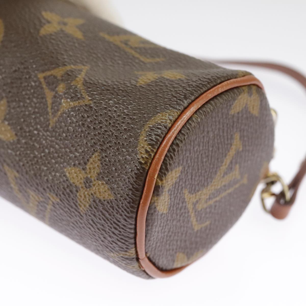 LOUIS VUITTON Monogram Papillon Pouch LV Auth 102210