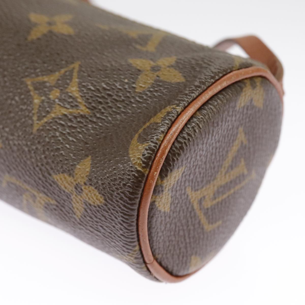 LOUIS VUITTON Monogram Papillon Pouch LV Auth 102210