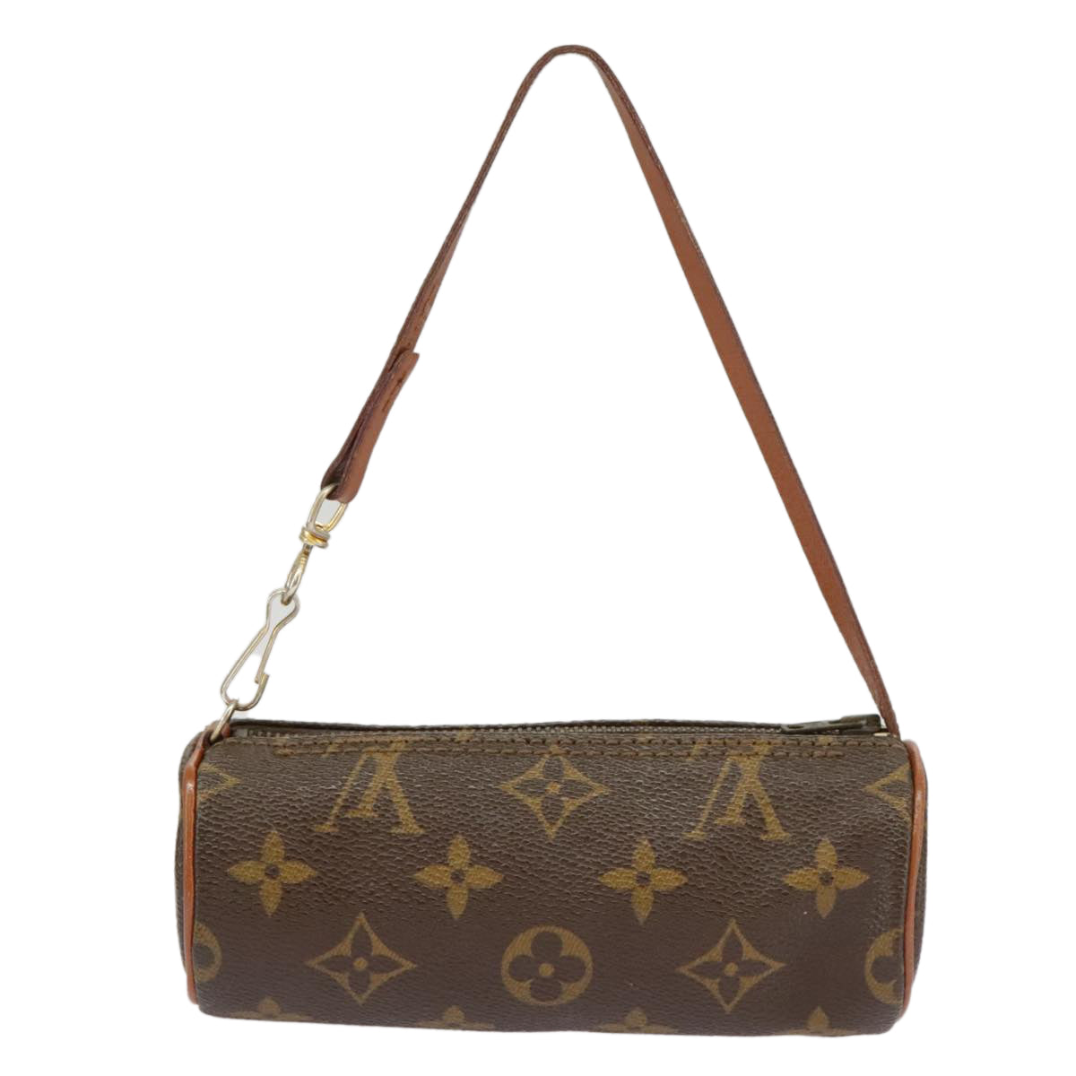 LOUIS VUITTON Monogram Papillon Pouch LV Auth 102210