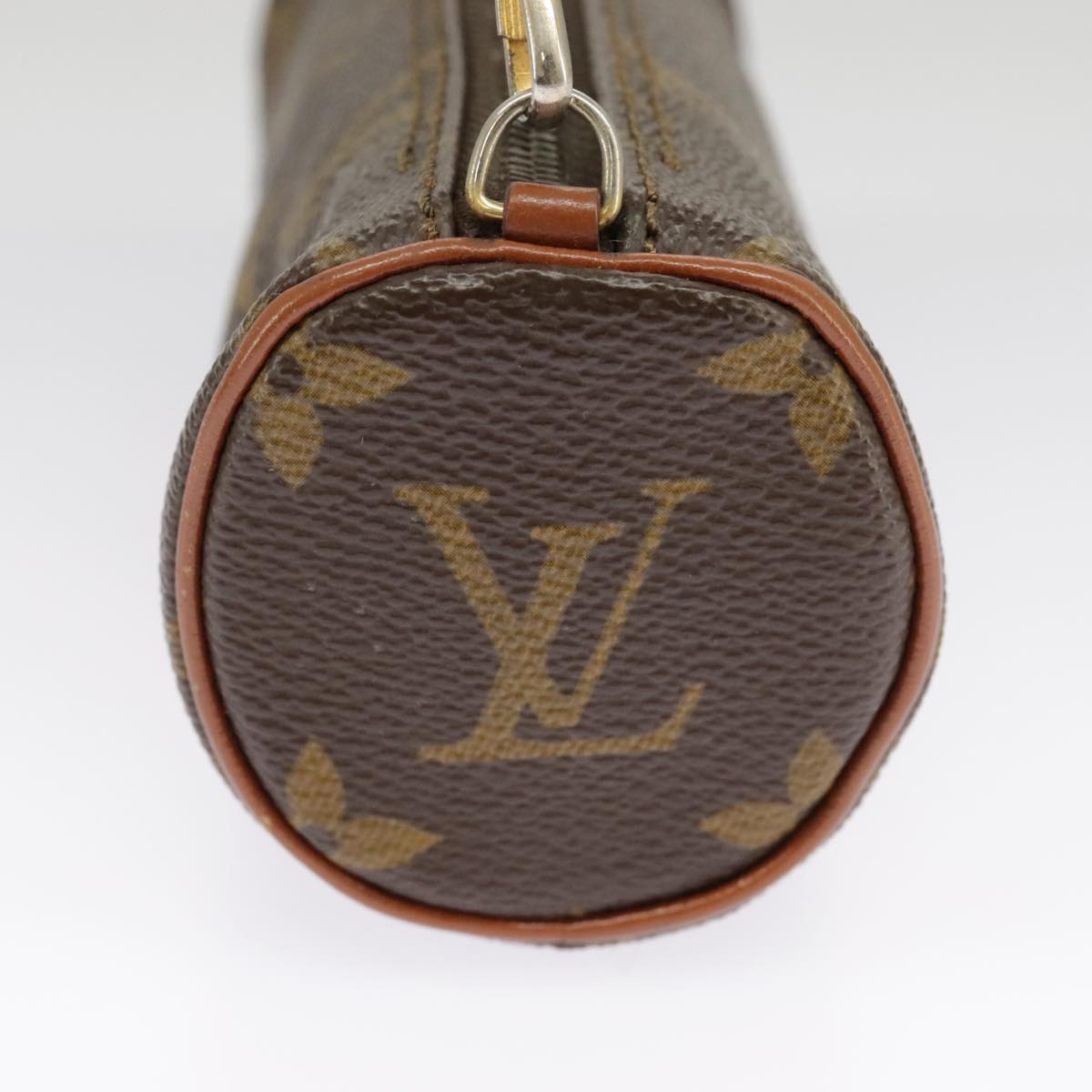 LOUIS VUITTON Monogram Papillon Pouch LV Auth 102210