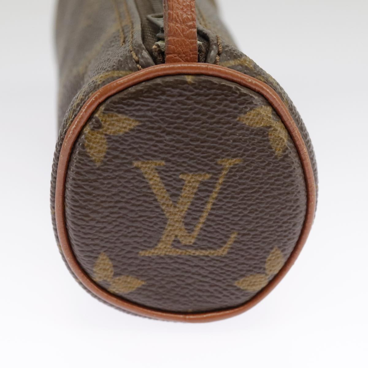 LOUIS VUITTON Monogram Papillon Pouch LV Auth 102210