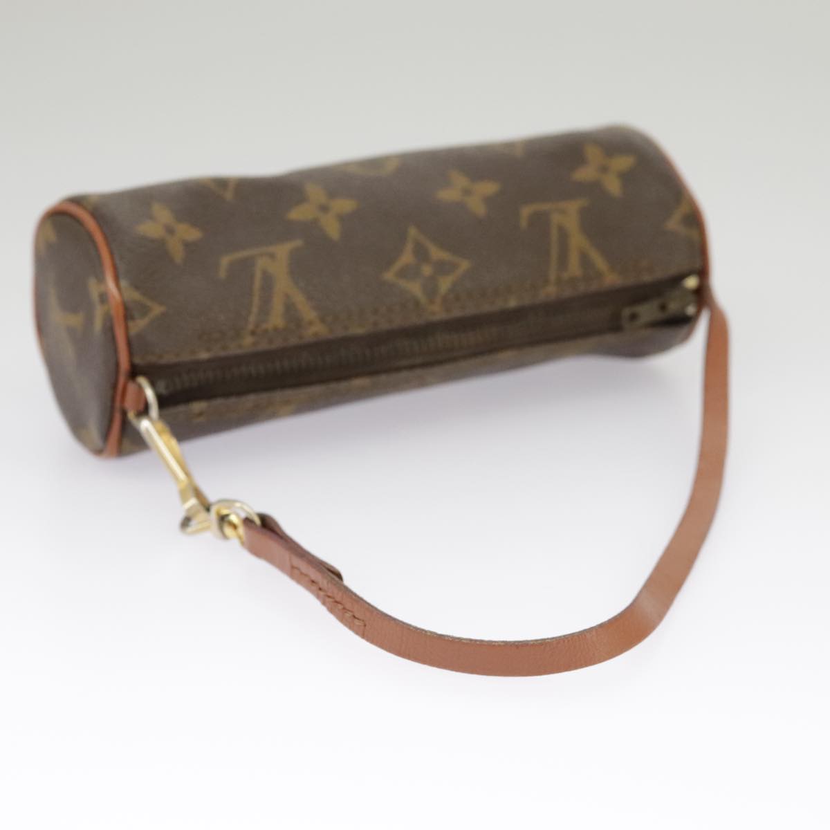 LOUIS VUITTON Monogram Papillon Pouch LV Auth 102210