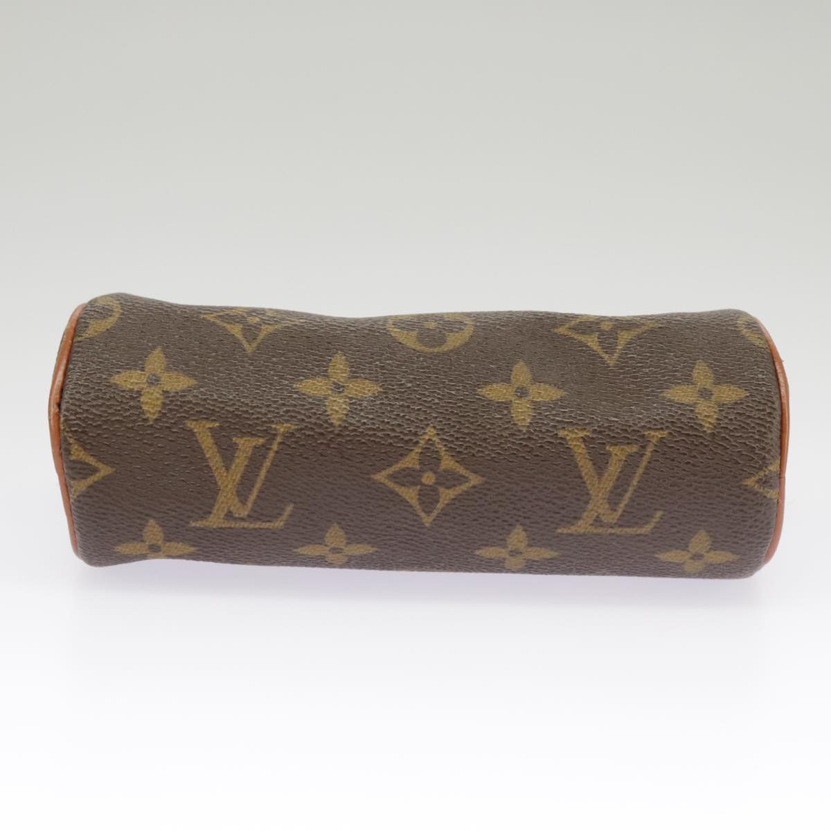 LOUIS VUITTON Monogram Papillon Pouch LV Auth 102210