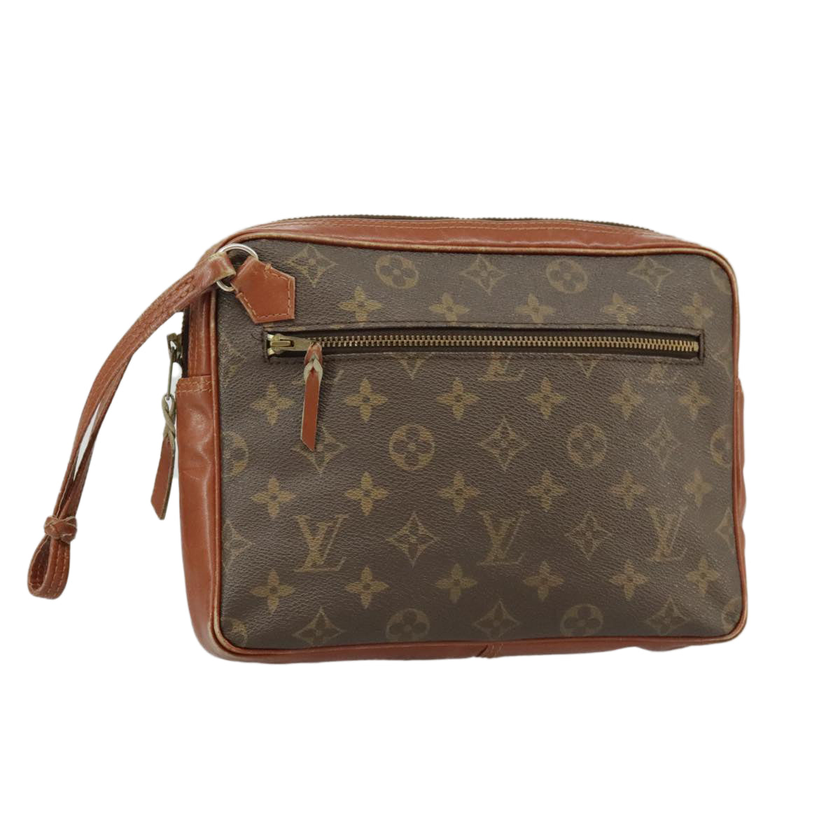 LOUIS VUITTON Monogram Pochette Sports Clutch Bag No.183 LV Auth 102211