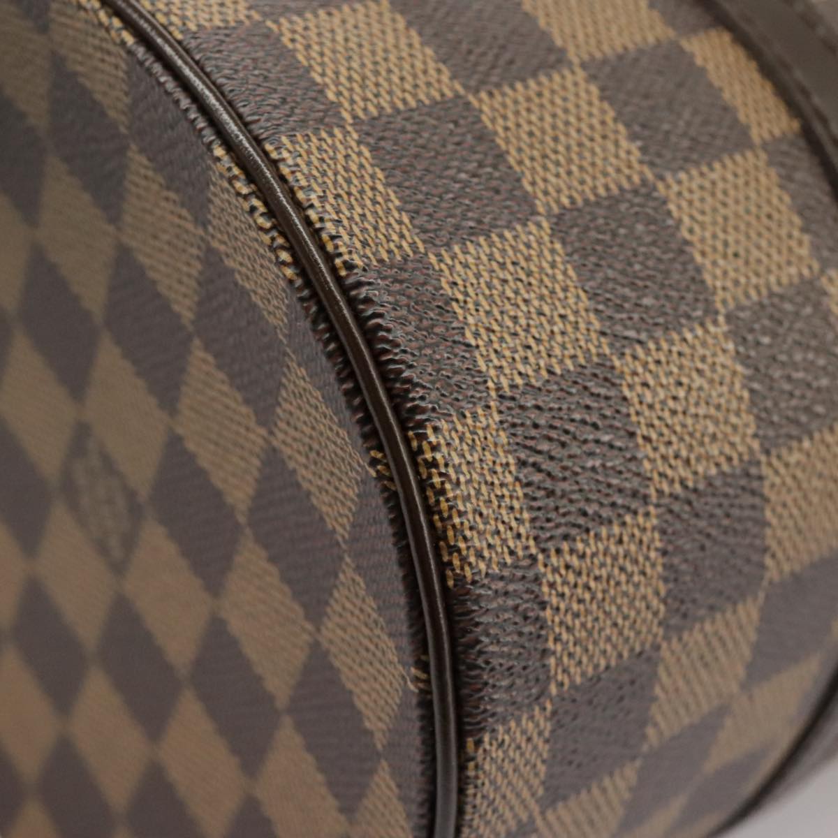 LOUIS VUITTON Damier Ebene Papillon 30 Hand Bag N51303 LV Auth 102216