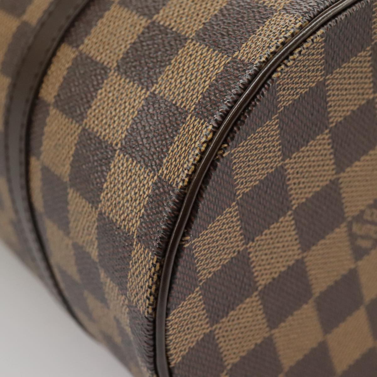 LOUIS VUITTON Damier Ebene Papillon 30 Hand Bag N51303 LV Auth 102216