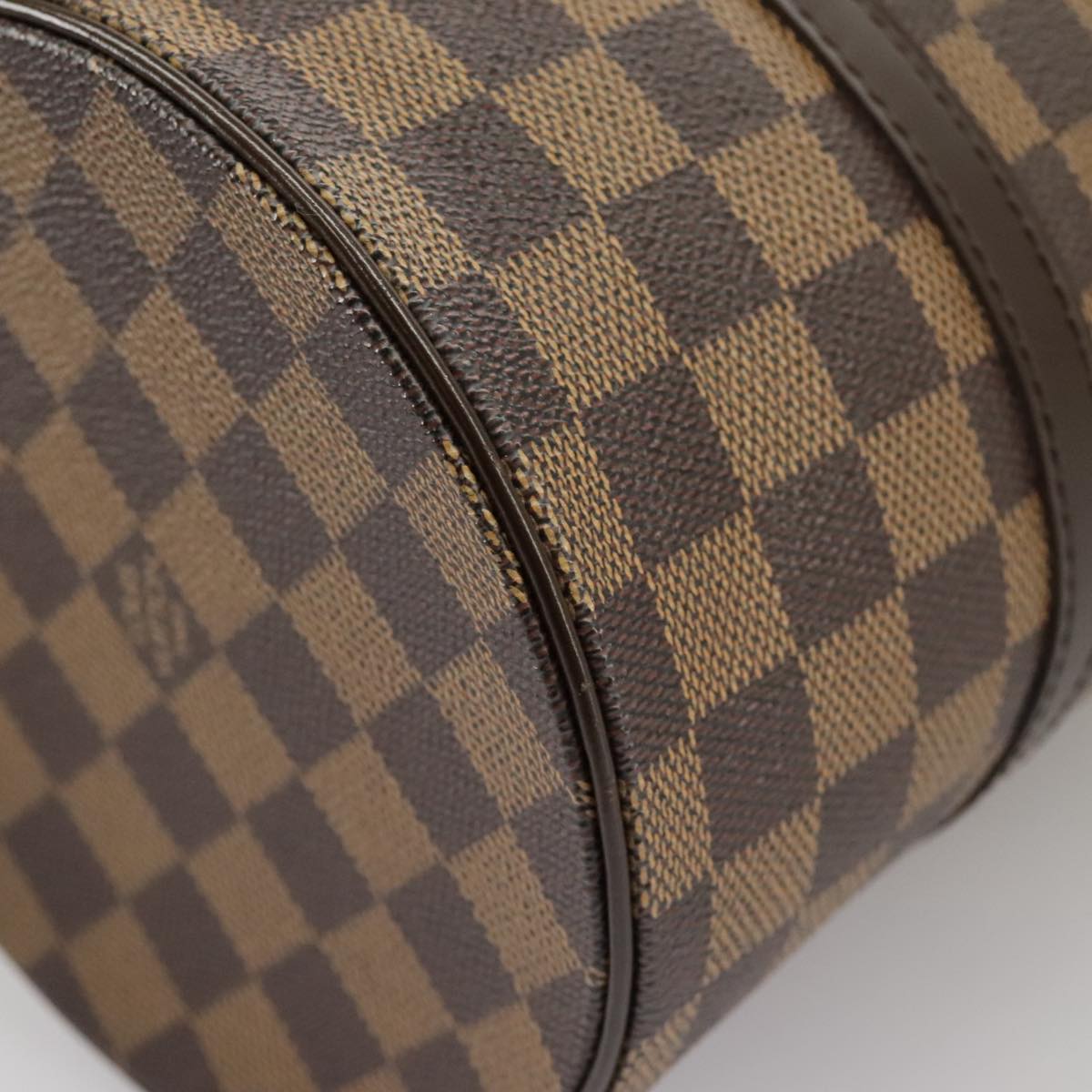 LOUIS VUITTON Damier Ebene Papillon 30 Hand Bag N51303 LV Auth 102216