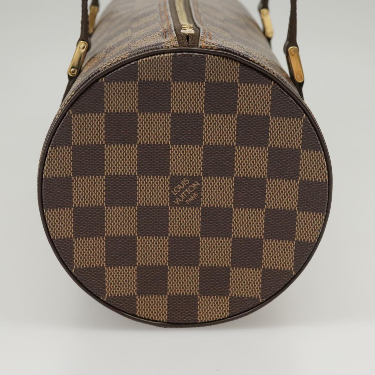 LOUIS VUITTON Damier Ebene Papillon 30 Hand Bag N51303 LV Auth 102216