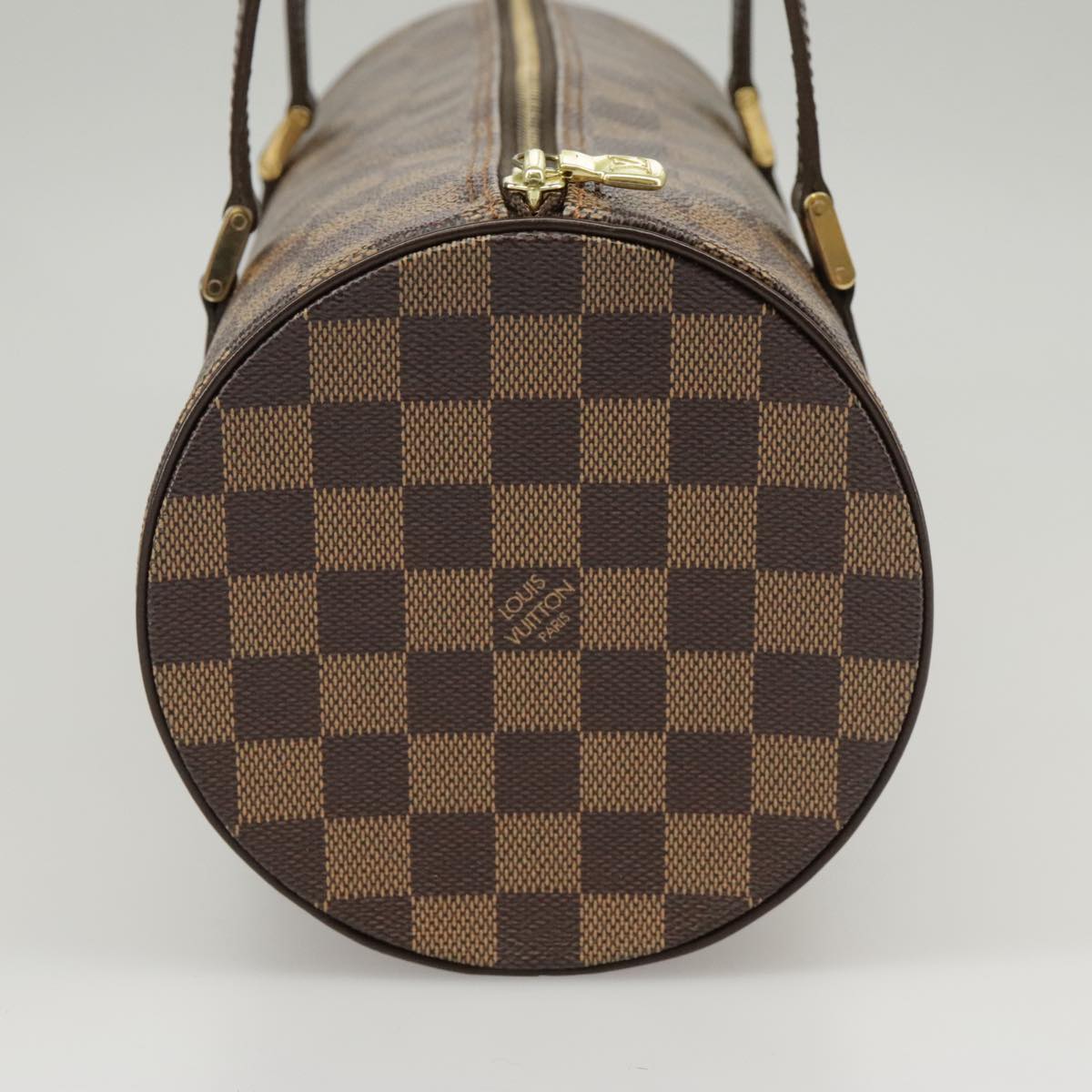 LOUIS VUITTON Damier Ebene Papillon 30 Hand Bag N51303 LV Auth 102216