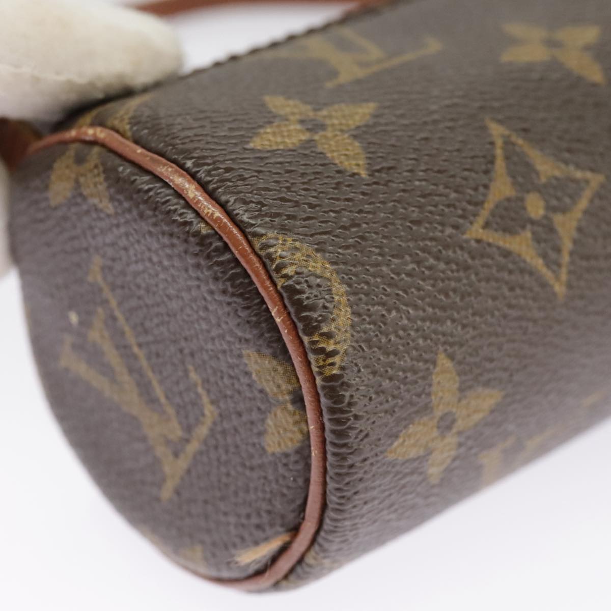 LOUIS VUITTON Monogram Papillon Pouch LV Auth 102218