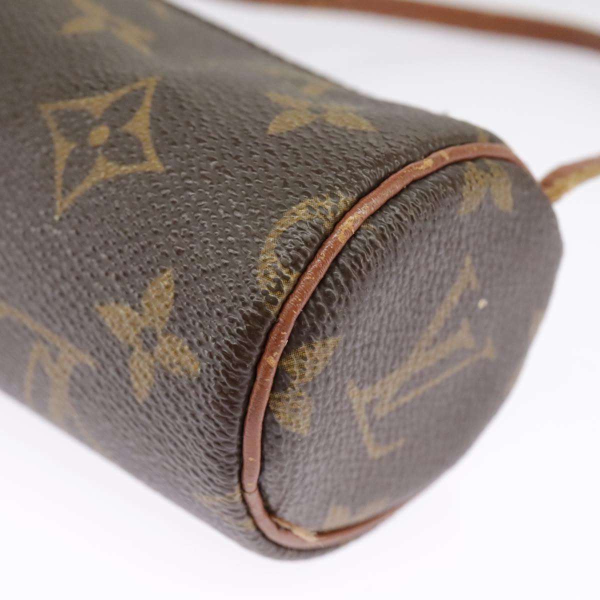 LOUIS VUITTON Monogram Papillon Pouch LV Auth 102218