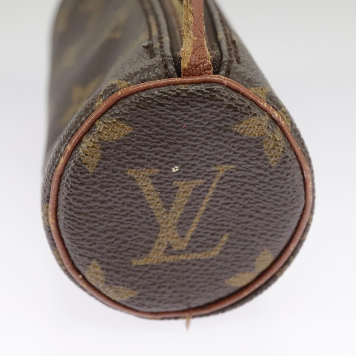 LOUIS VUITTON Monogram Papillon Pouch LV Auth 102218