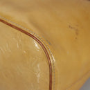 LOUIS VUITTON Monogram Vernis Houston Hand Bag Beige M91004 LV Auth 102224-14
