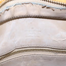 LOUIS VUITTON Monogram Vernis Houston Hand Bag Beige M91004 LV Auth 102224-19