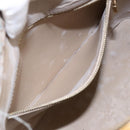 LOUIS VUITTON Monogram Vernis Houston Hand Bag Beige M91004 LV Auth 102224-22