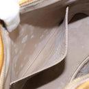 LOUIS VUITTON Monogram Vernis Houston Hand Bag Beige M91004 LV Auth 102224-11