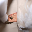 LOUIS VUITTON Monogram Vernis Houston Hand Bag Beige M91004 LV Auth 102224-12