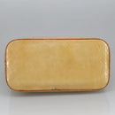 LOUIS VUITTON Monogram Vernis Houston Hand Bag Beige M91004 LV Auth 102224-5