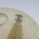 CHANEL Christmas Tree Shopper Snow Globe VIP Only Clear Yellow CC Auth 102238-10