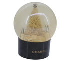 CHANEL Christmas Tree Shopper Snow Globe VIP Only Clear Yellow CC Auth 102238-1