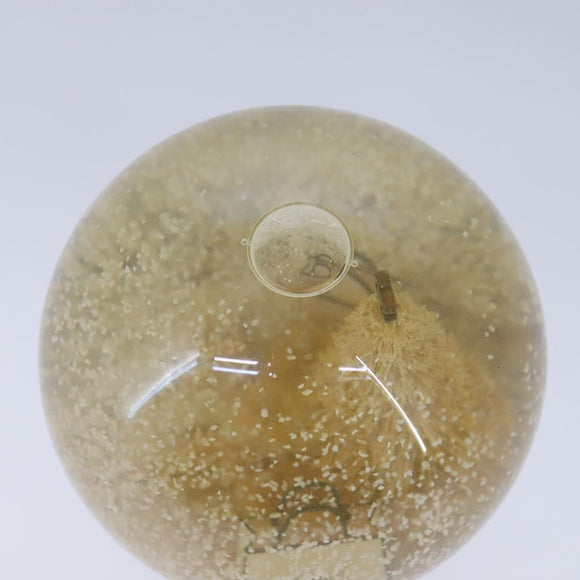 CHANEL Christmas Tree Shopper Snow Globe VIP Only Clear Yellow CC Auth 102238