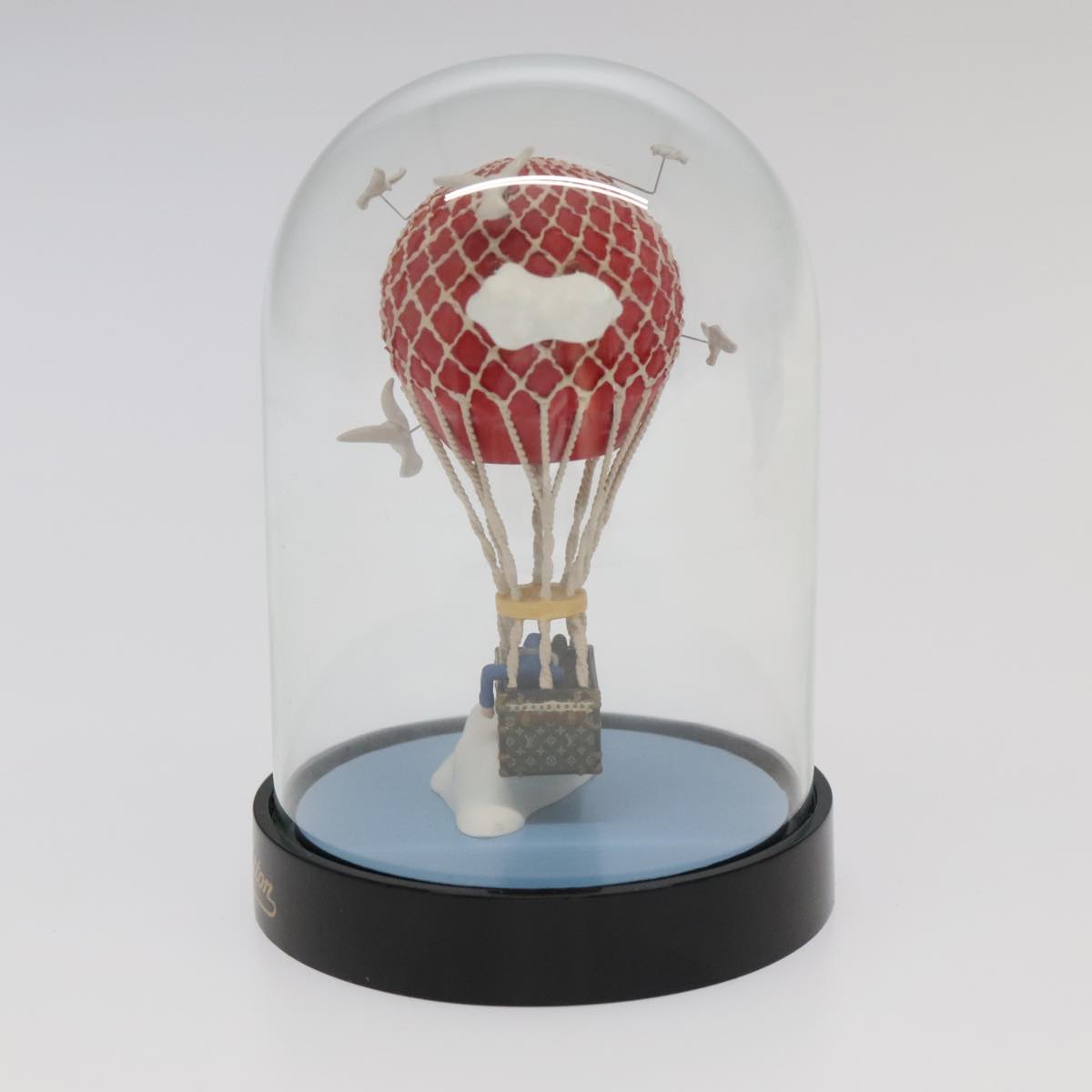 LOUIS VUITTON Snow Globe Balloon VIP Only Clear Red LV Auth 102239