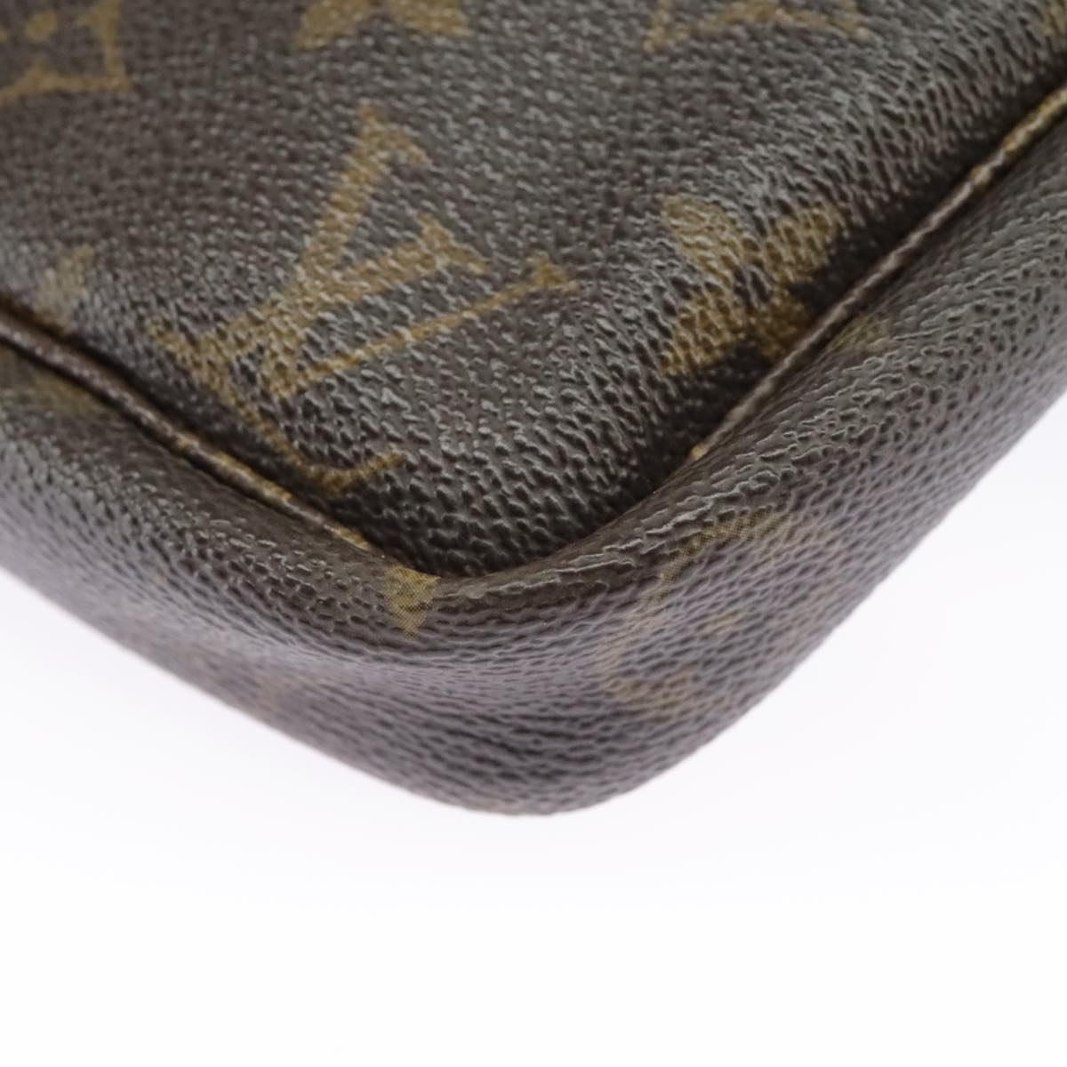 LOUIS VUITTON Monogram Pochette Accessoires Pouch M51980 LV Auth 102242