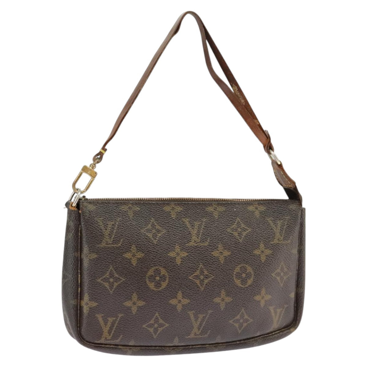 LOUIS VUITTON Monogram Pochette Accessoires Pouch M51980 LV Auth 102242