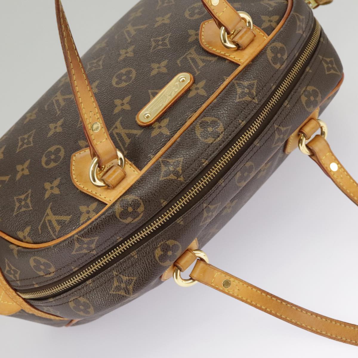 LOUIS VUITTON Monogram Montorgueil PM Hand Bag M95565 LV Auth 102244