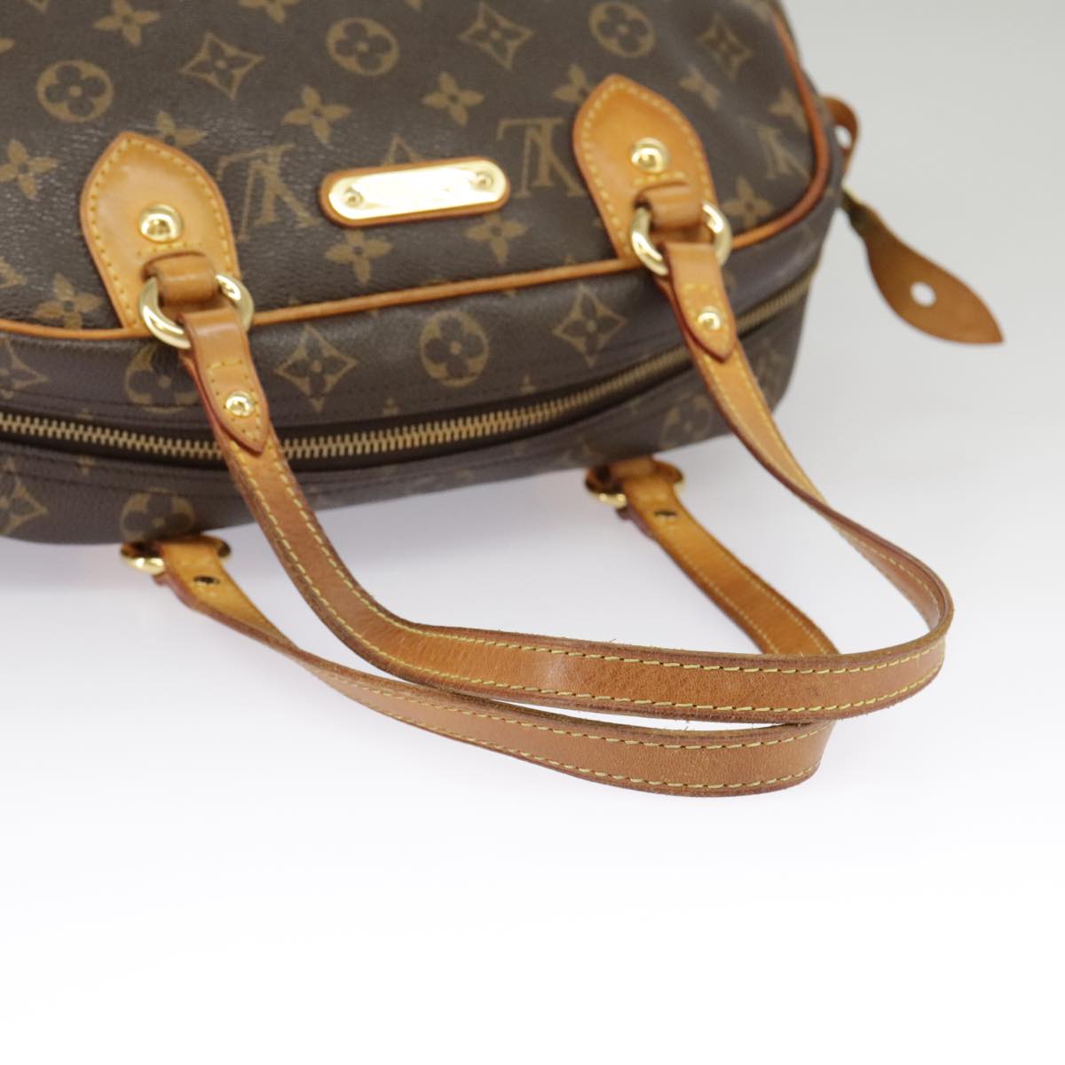 LOUIS VUITTON Monogram Montorgueil PM Hand Bag M95565 LV Auth 102244