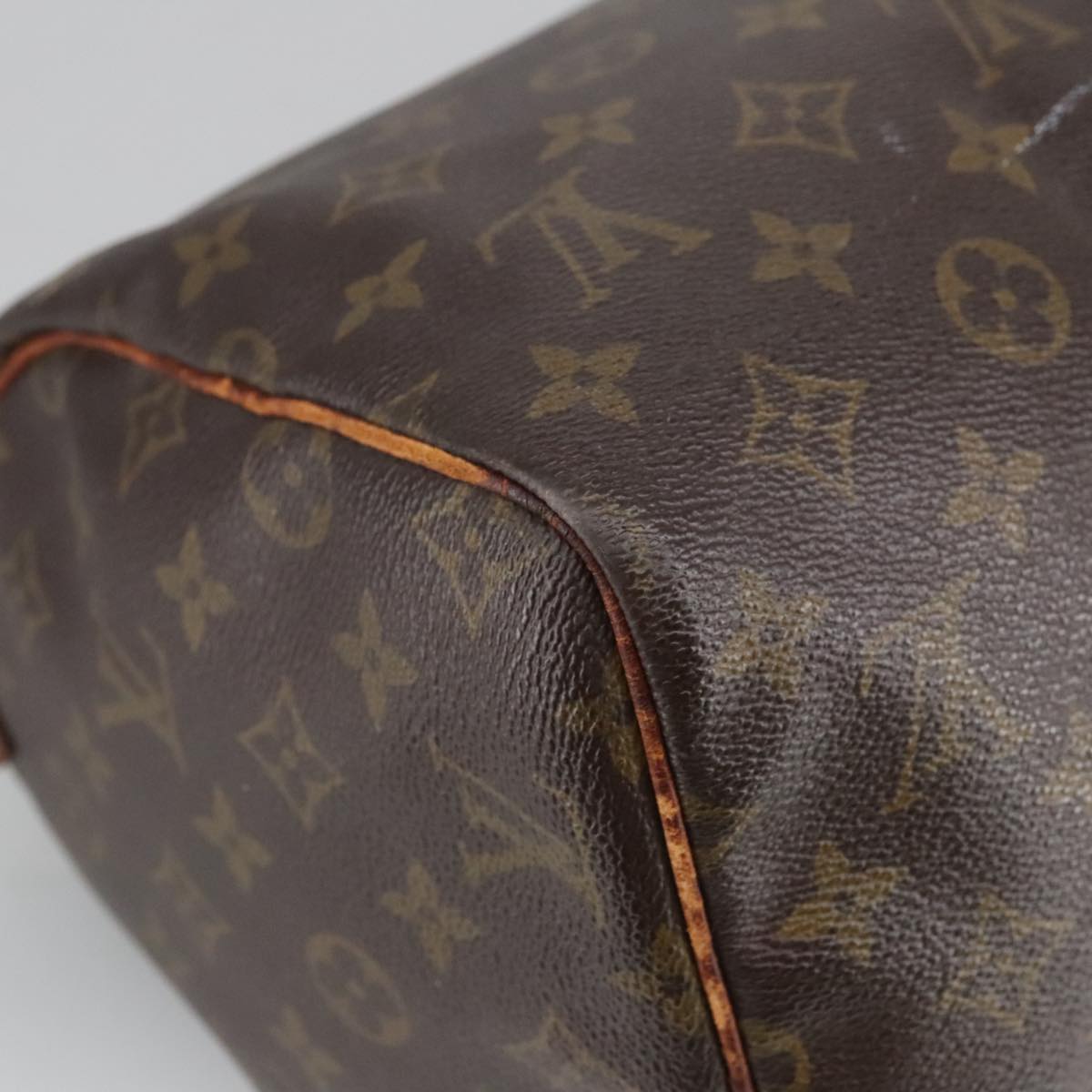 LOUIS VUITTON Monogram Speedy 30 Hand Bag M41526 LV Auth 102261